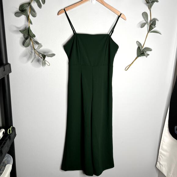 Forever 21 Dark Green Tank Jumpsuit LAST CALL - Picture 1 of 9